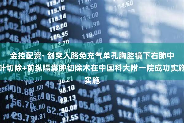 金控配资· 剑突入路免充气单孔胸腔镜下右肺中叶切除+前纵隔囊肿切除术在中国科大附一院成功实施